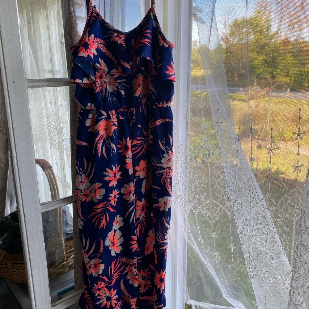 Floral Spaghetti Strap Jumper